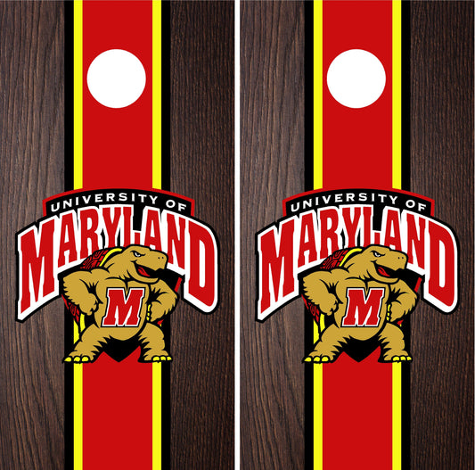 Maryland Terrapins Cornhole wraps