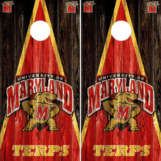 Maryland Terrapins Cornhole wraps