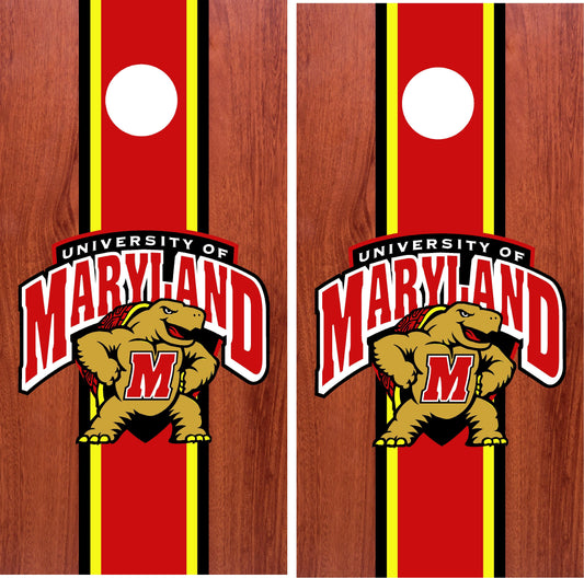 Maryland Terrapins Cornhole wraps