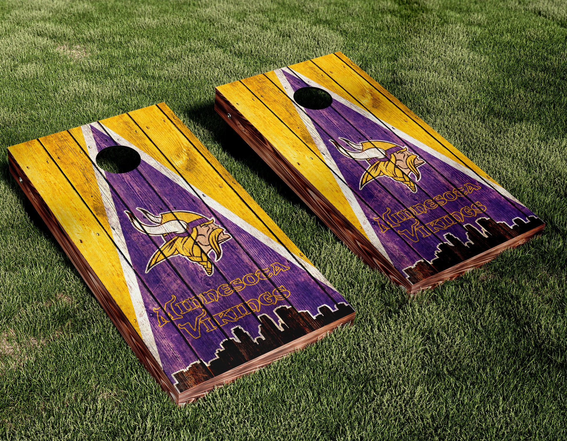 Minnesota Vikings Regulation Cornhole Boards