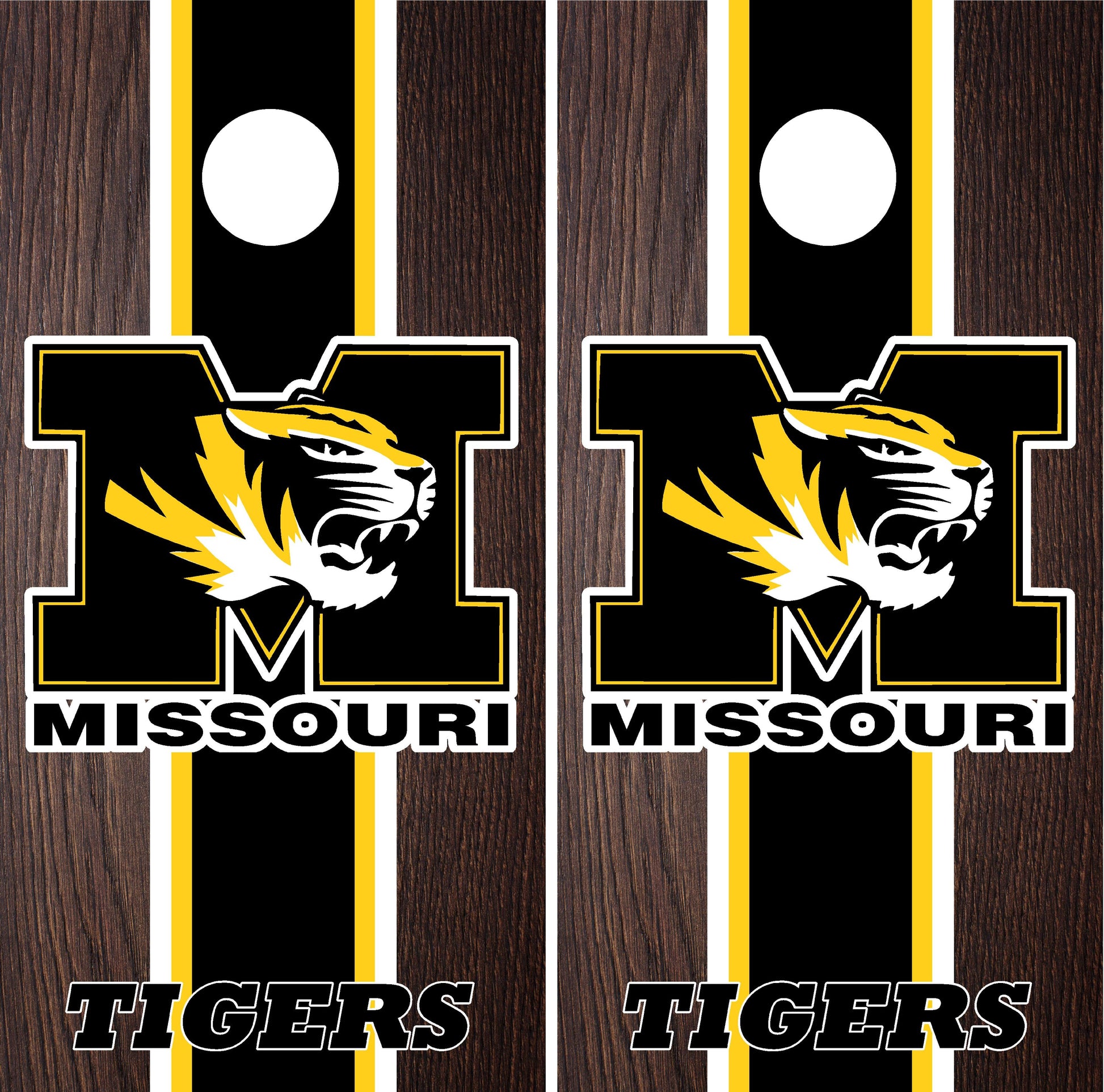 Missouri Tigers Cornhole wraps