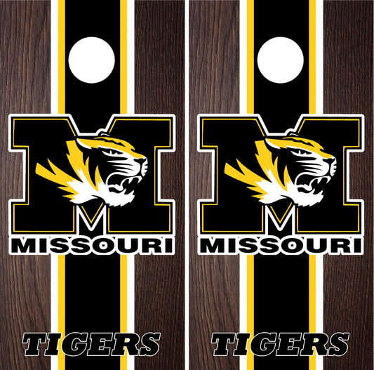 Missouri Tigers Cornhole wraps