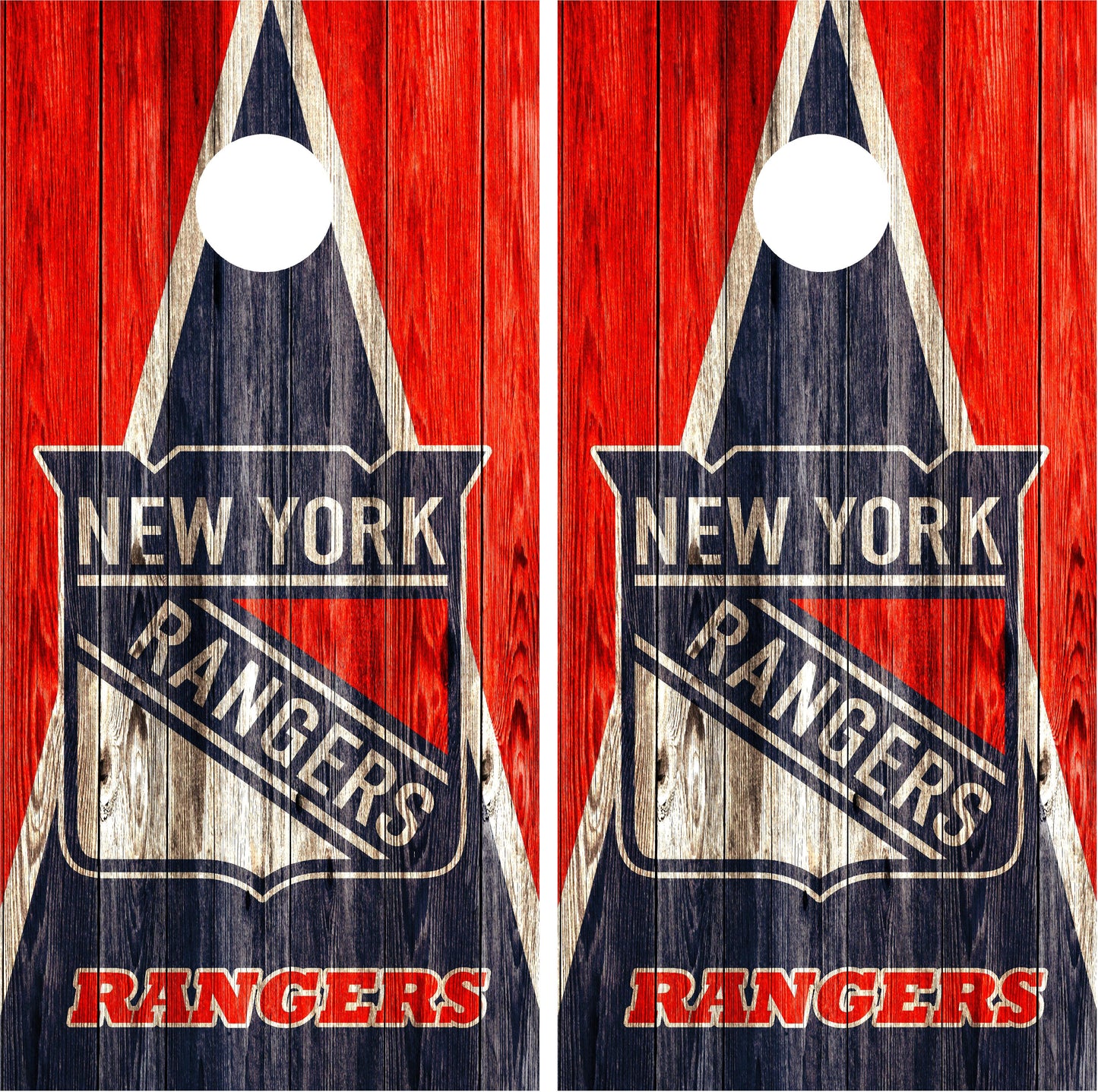 New York Rangers Cornhole Wraps