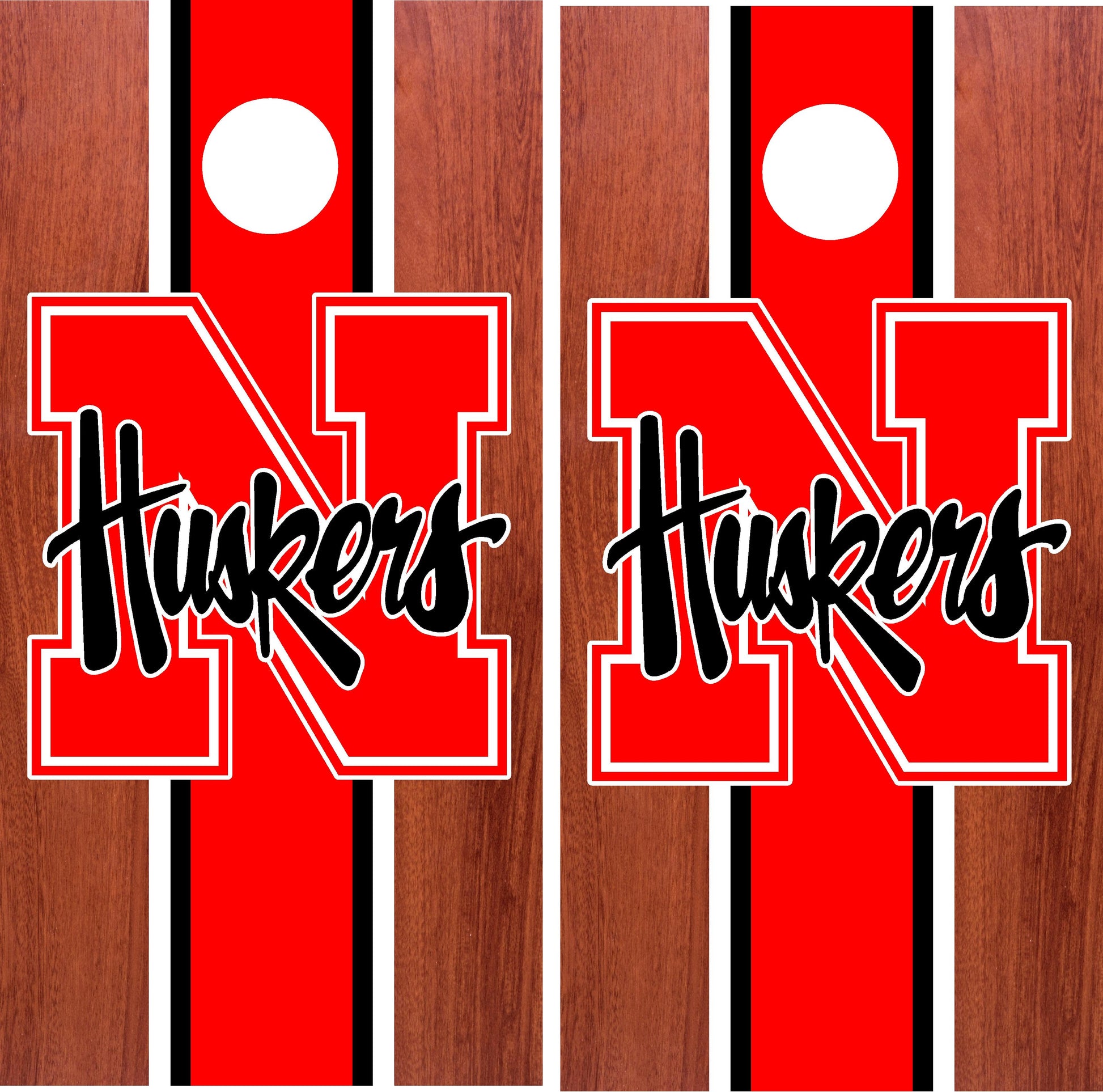 Nebraska Cornhuskers Cornhole wraps