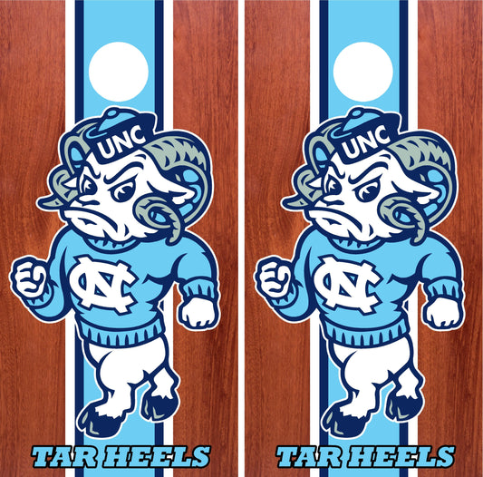 North Carolina Tar Heels Cornhole wraps