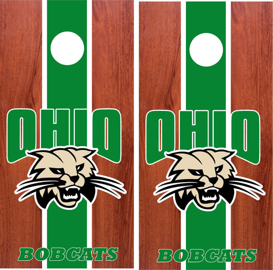 Ohio Bobcats Cornhole wraps