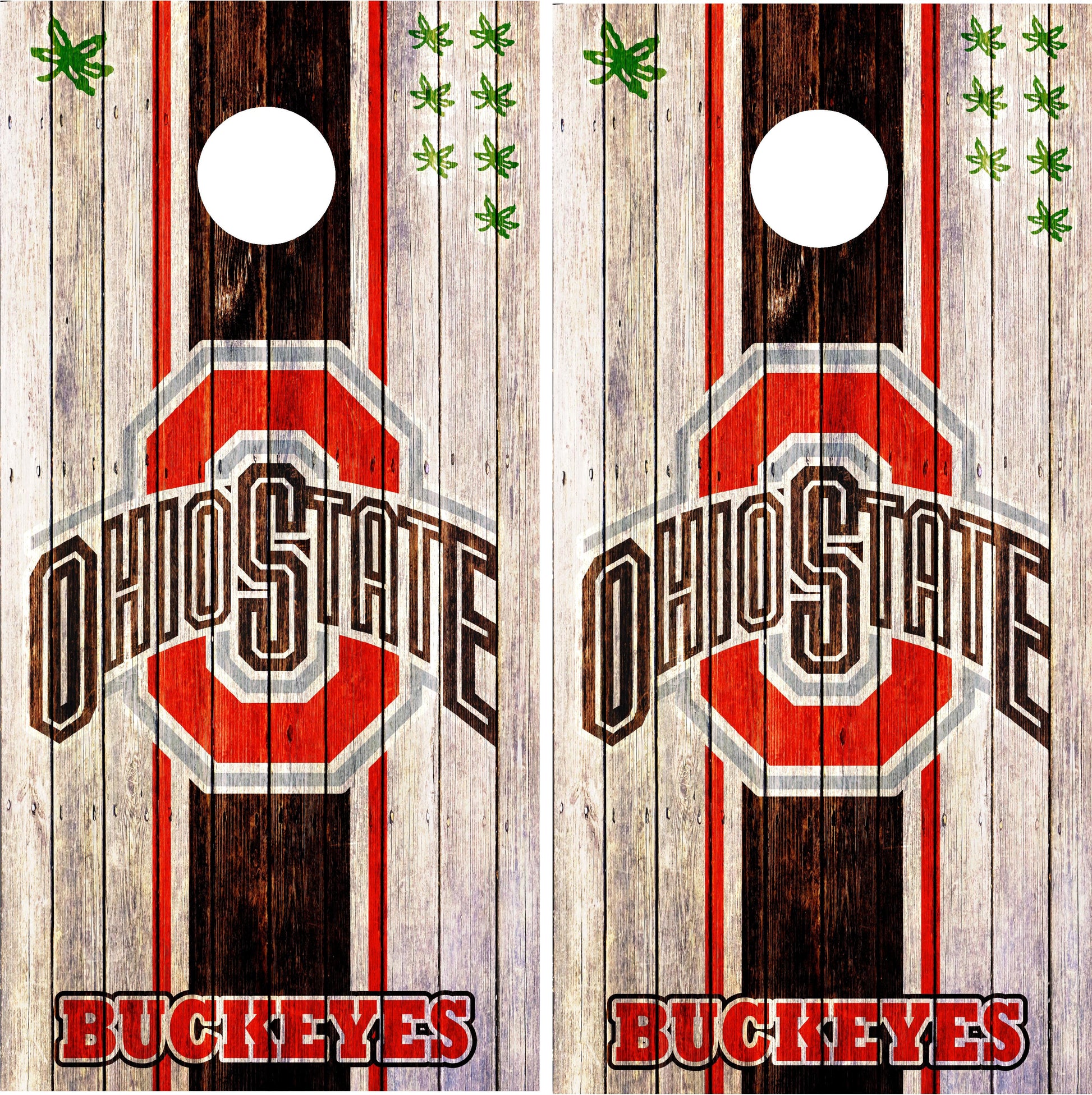 Ohio State Buckeyes Cornhole wraps