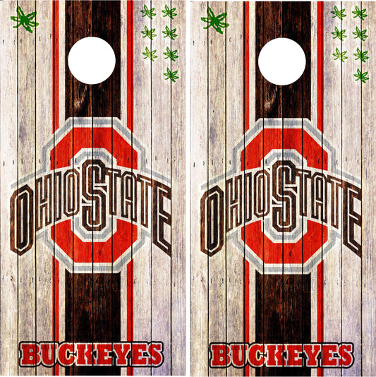 Ohio State Buckeyes Cornhole wraps