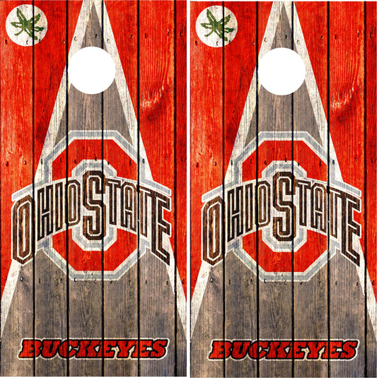 Ohio State Buckeyes Cornhole wraps
