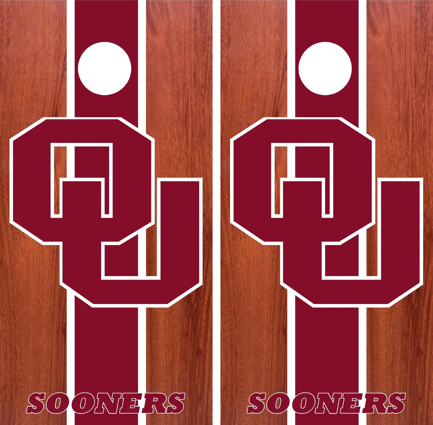 Oklahoma Sooners Cornhole wraps