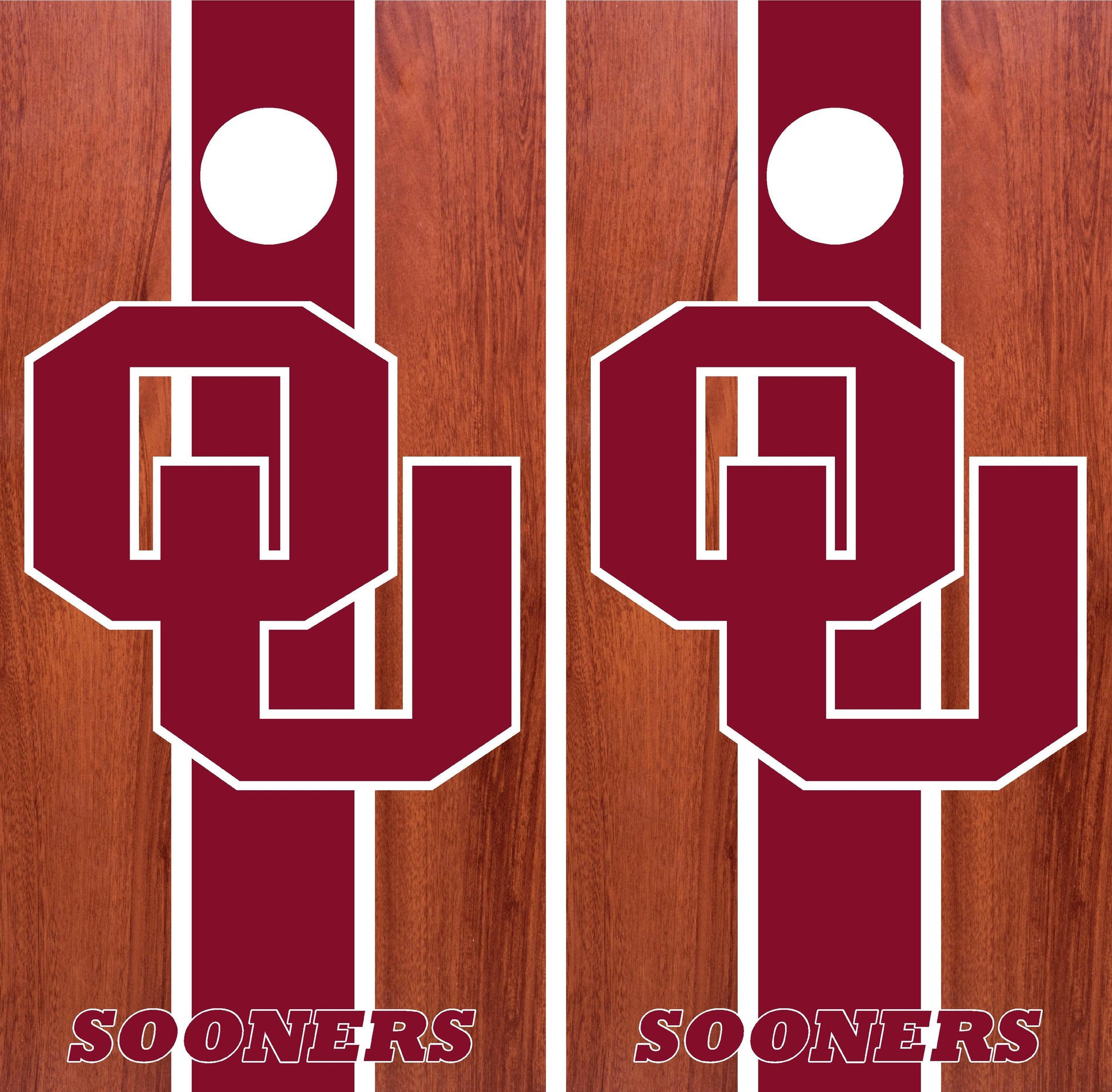 Oklahoma Sooners Cornhole wraps