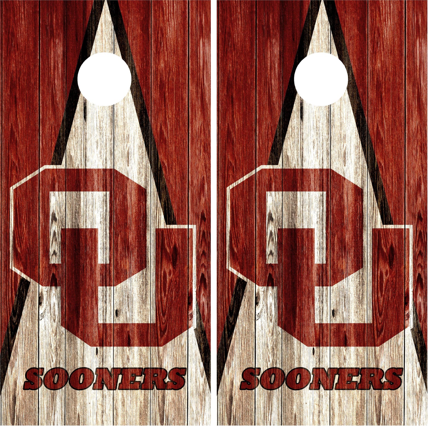 Oklahoma Sooners Cornhole wraps