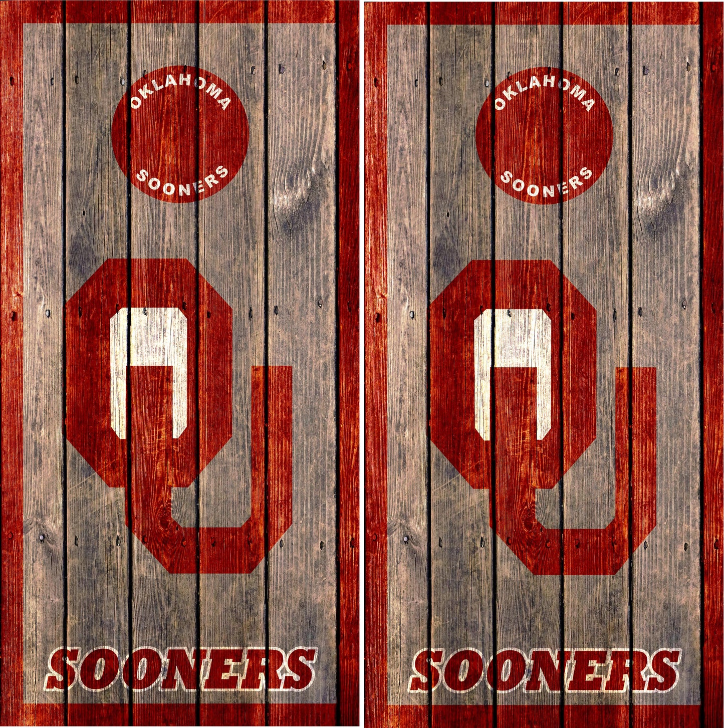 Oklahoma Sooners Cornhole wraps