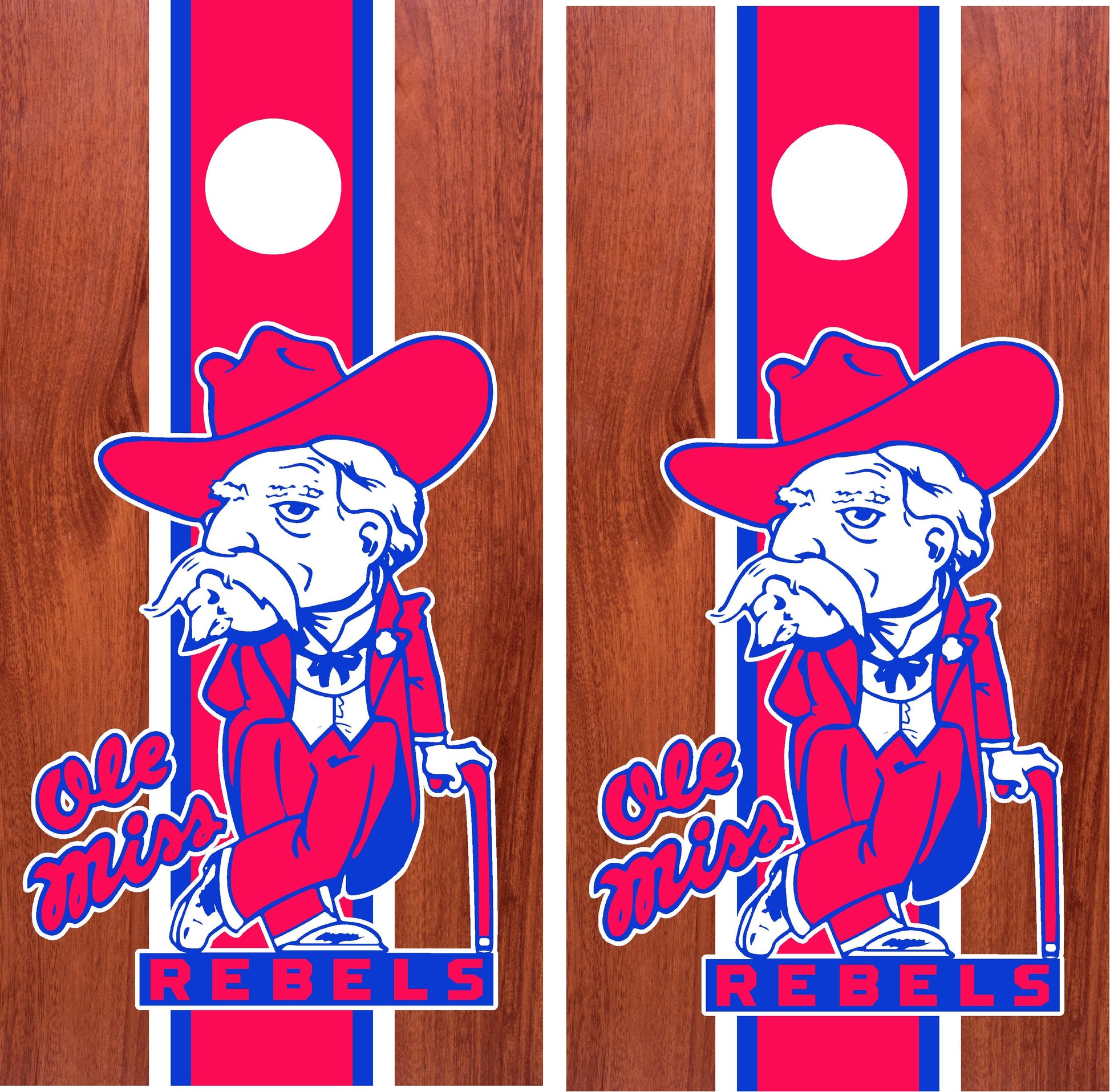 Ole Miss Rebels Cornhole wraps