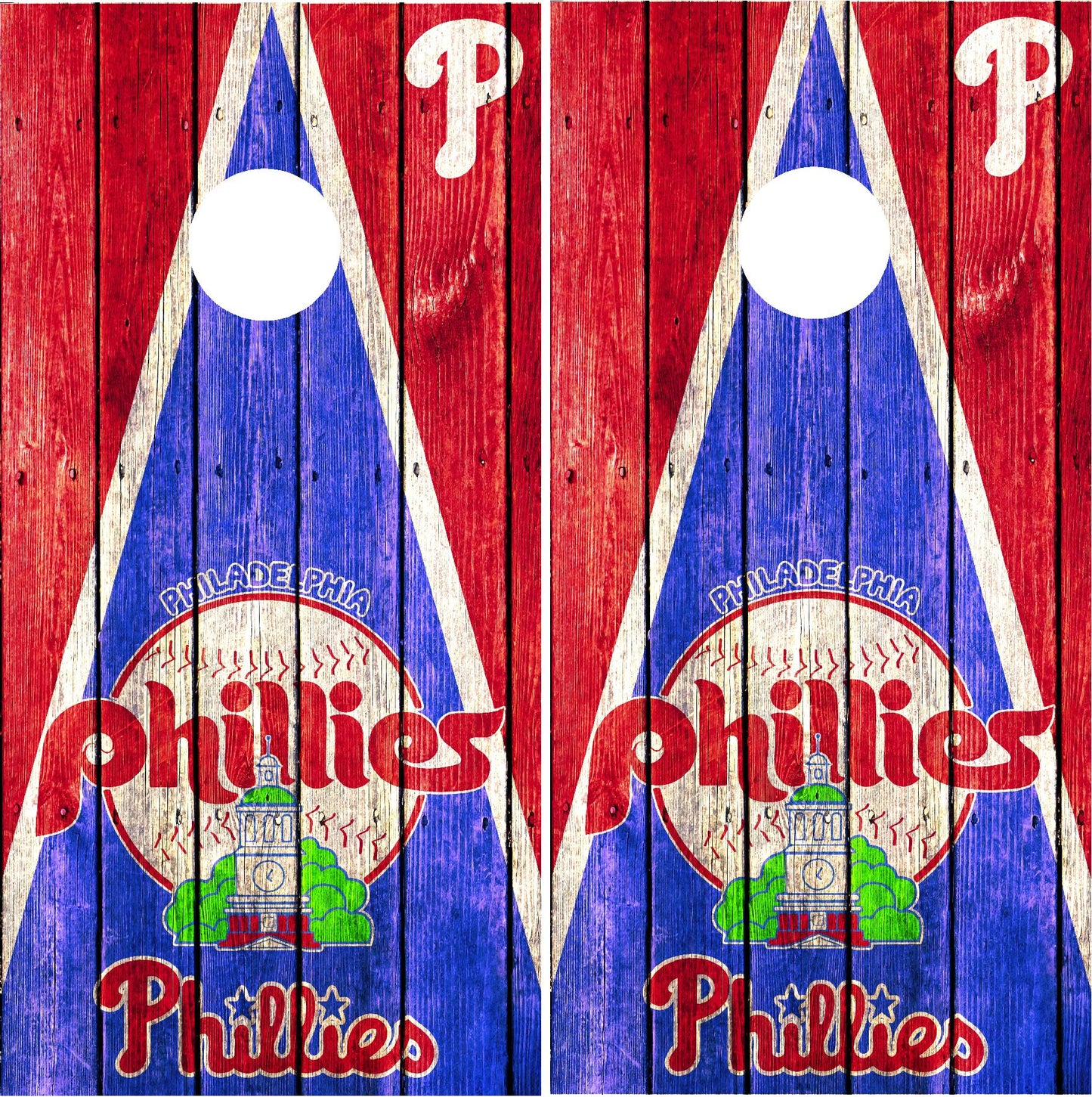 Philadelphia Phillies Cornhole Wraps!