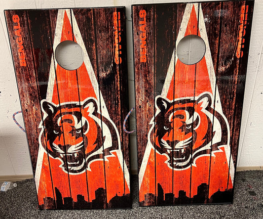 Cincinnati Bengals Cornhole Boards