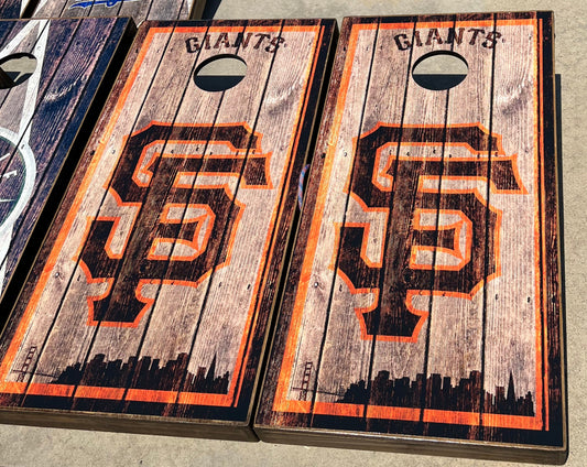 San Francisco Giants Cornhole Boards