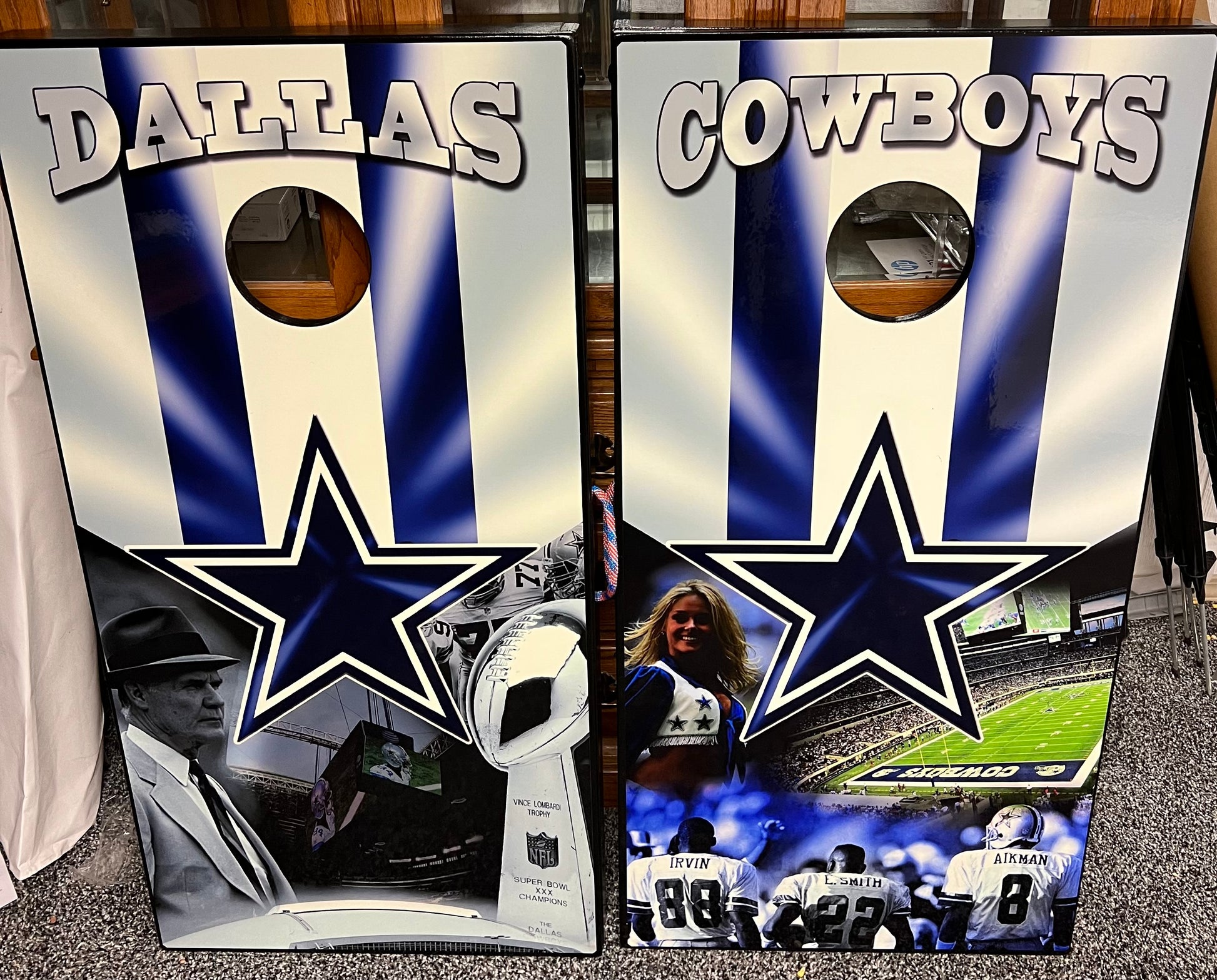 Dallas Cowboys Cornhole Boards