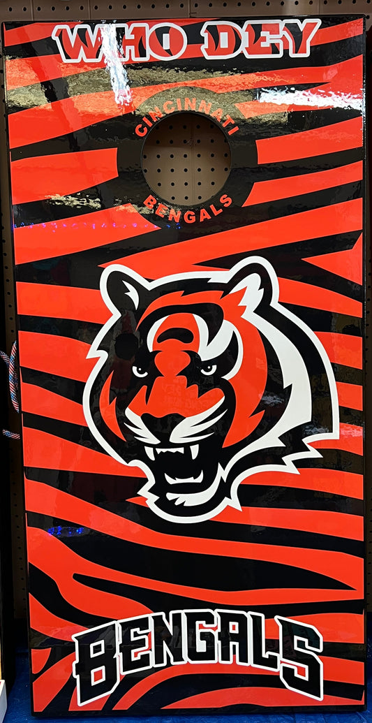 Cincinnati Bengals Cornhole Boards