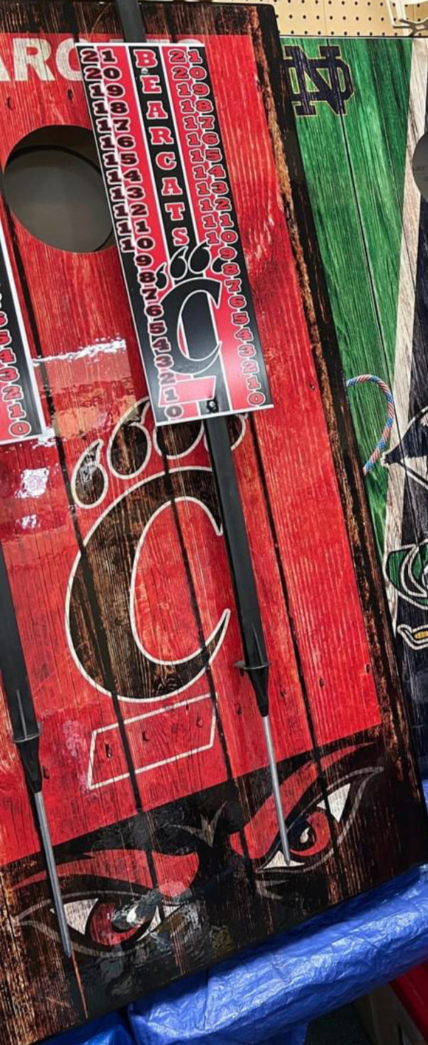 Cincinnati Bearcats Cornhole Boards