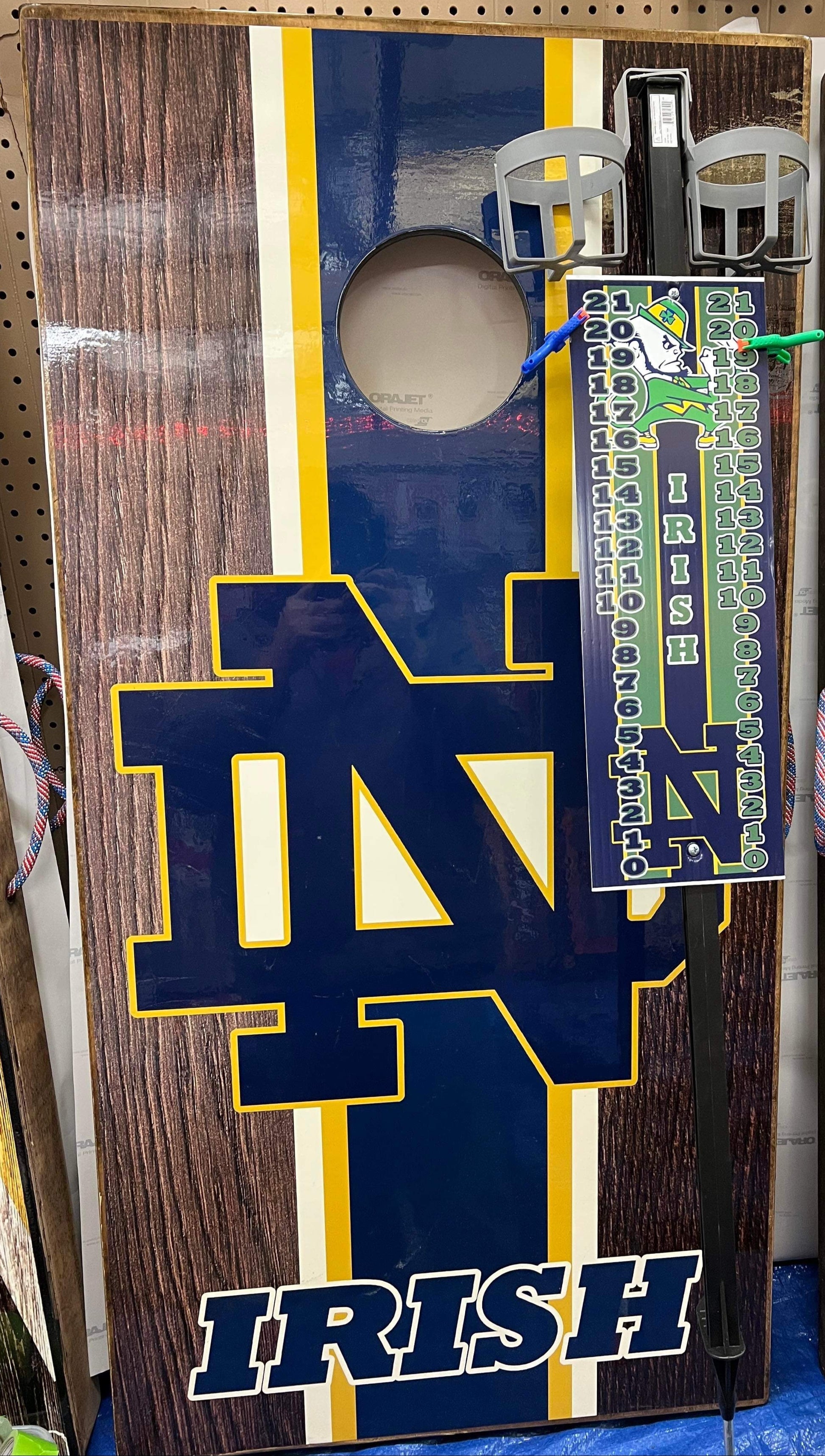 Notre Dame Fighting Irish Cornhole Boards