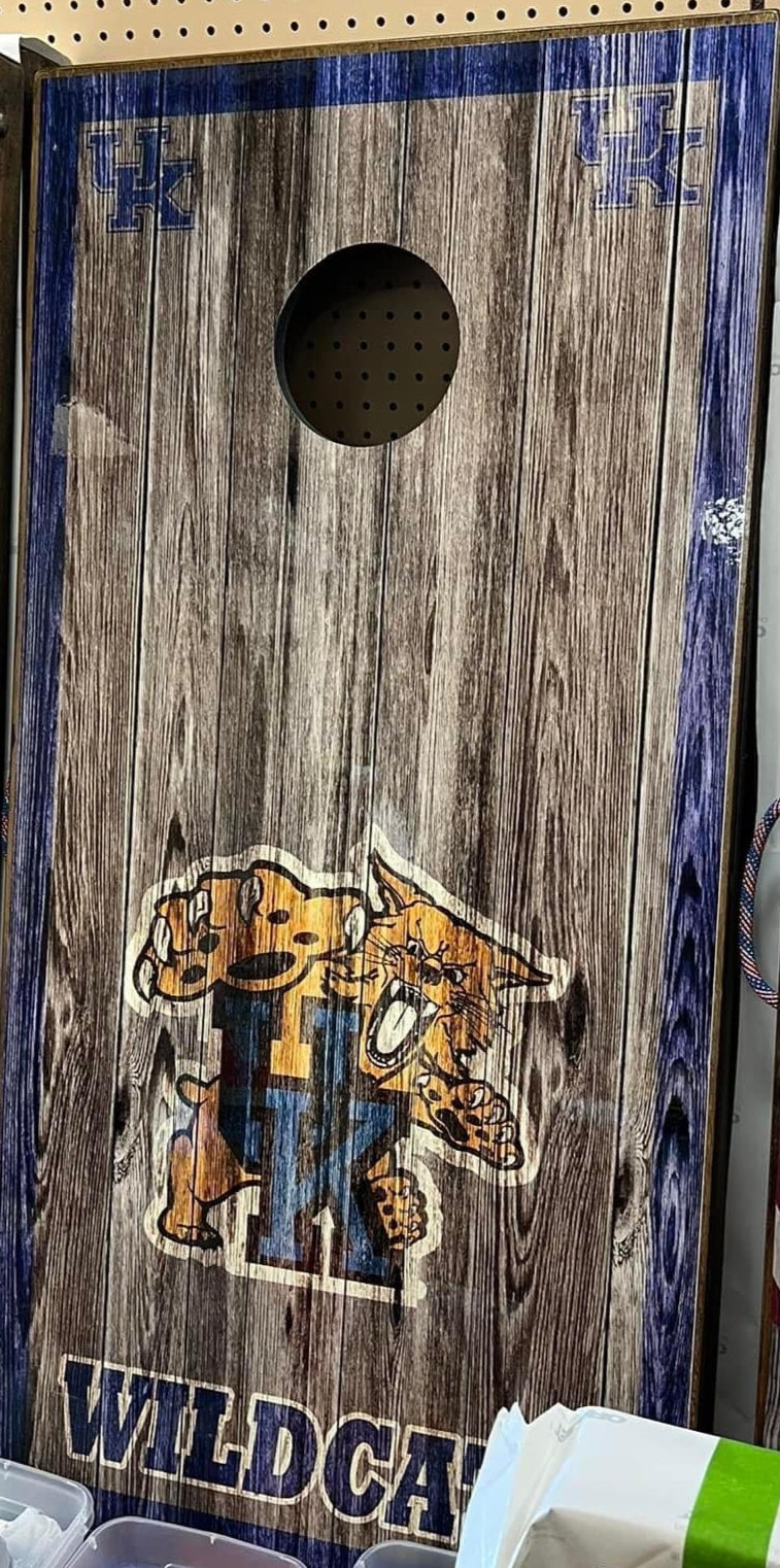 Kentucky Wildcats Cornhole Boards