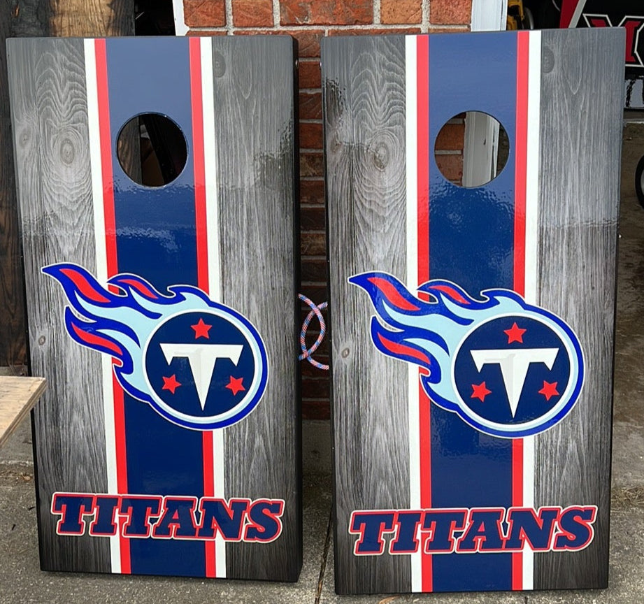 Tennessee Titans Cornhole Boards