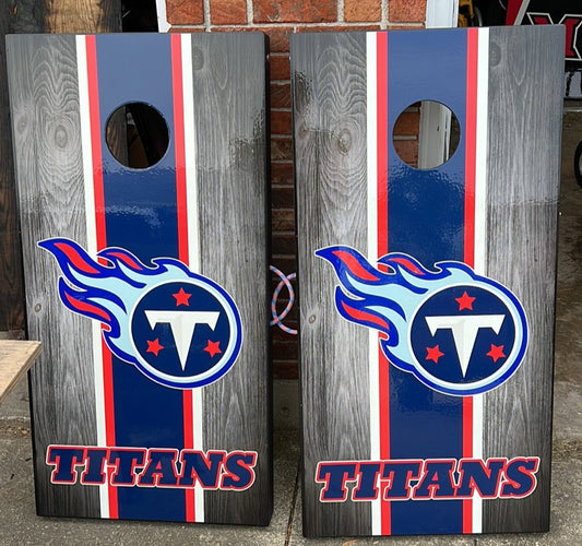 Tennessee Titans Cornhole Boards