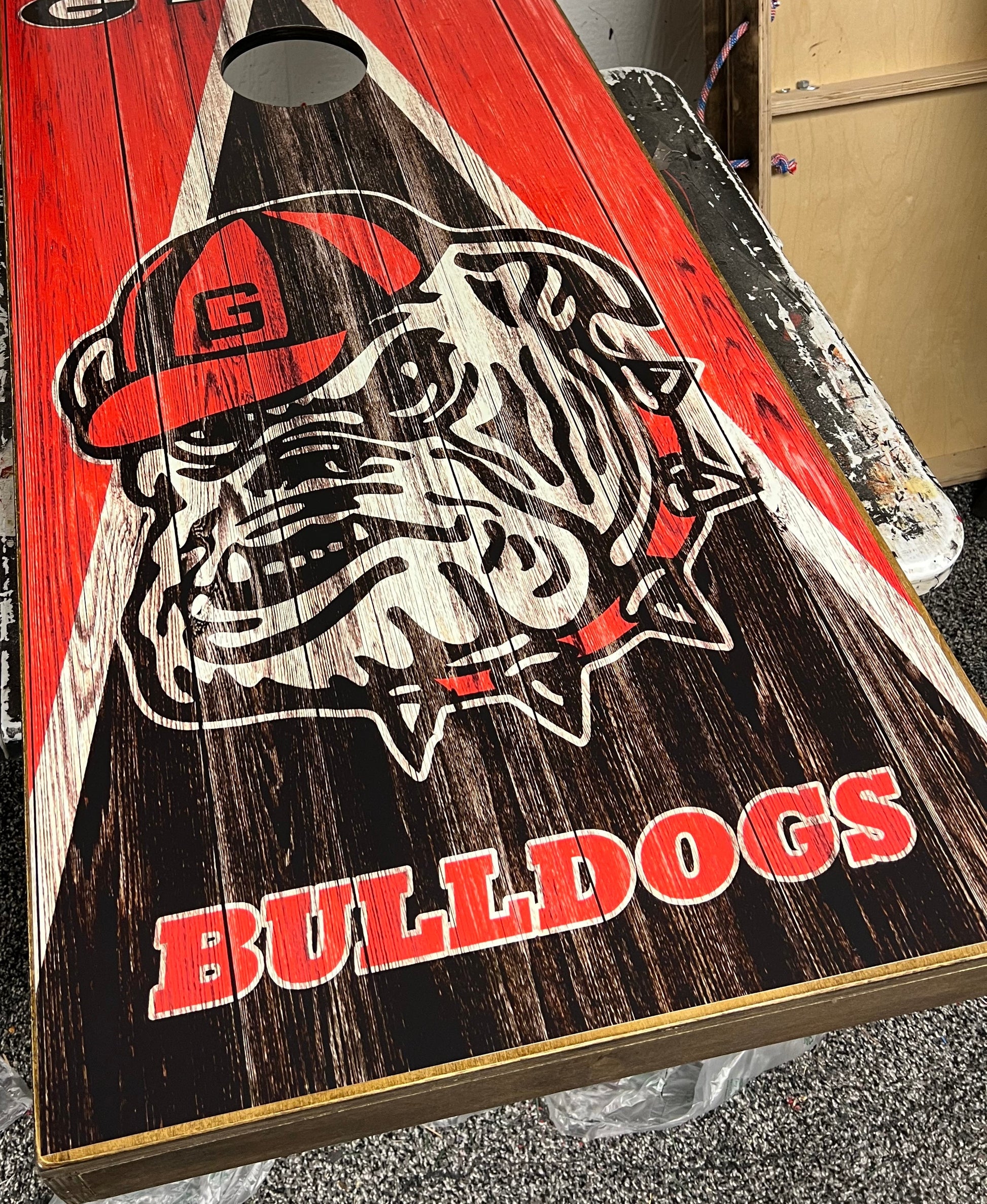 Georgia Bulldogs Cornhole Boards
