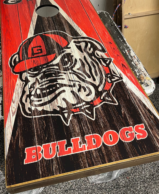 Georgia Bulldogs Cornhole Boards