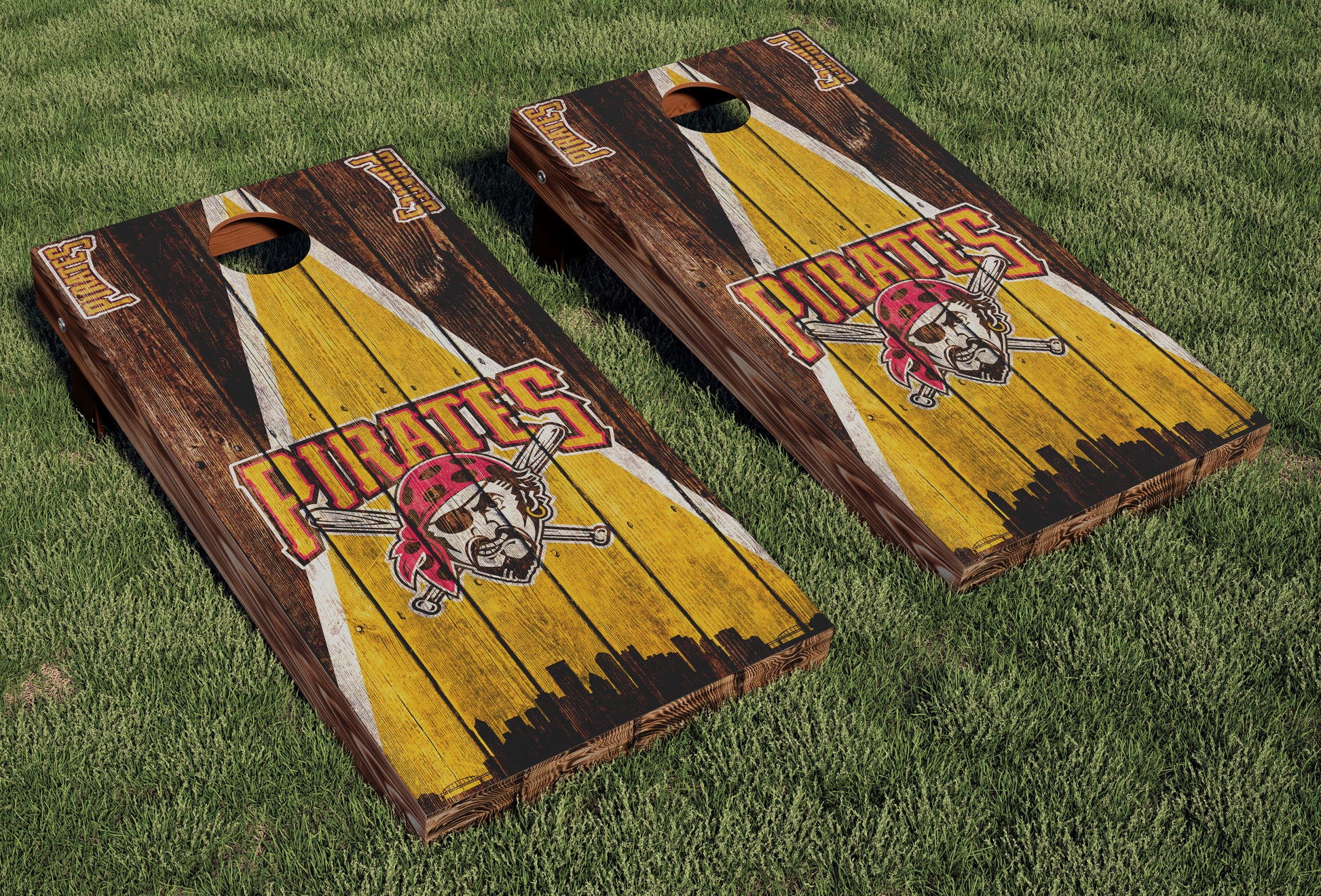 Pittsburgh Pirates Regulation Cornhole Boards