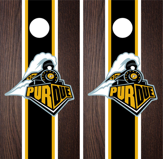 Purdue Boilermakers Cornhole wraps