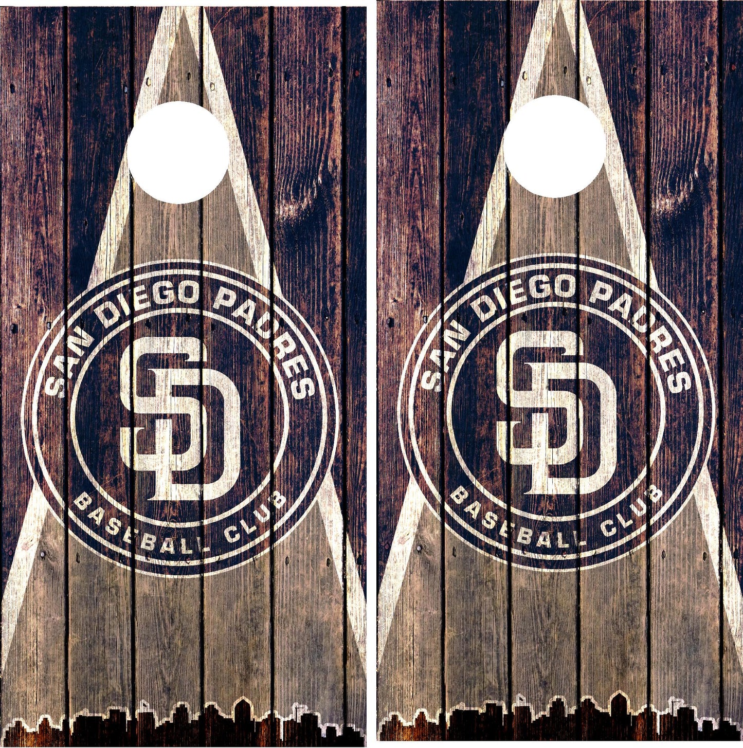 San Diego Padres Cornhole Wraps