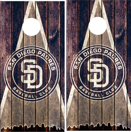 San Diego Padres Cornhole Wraps
