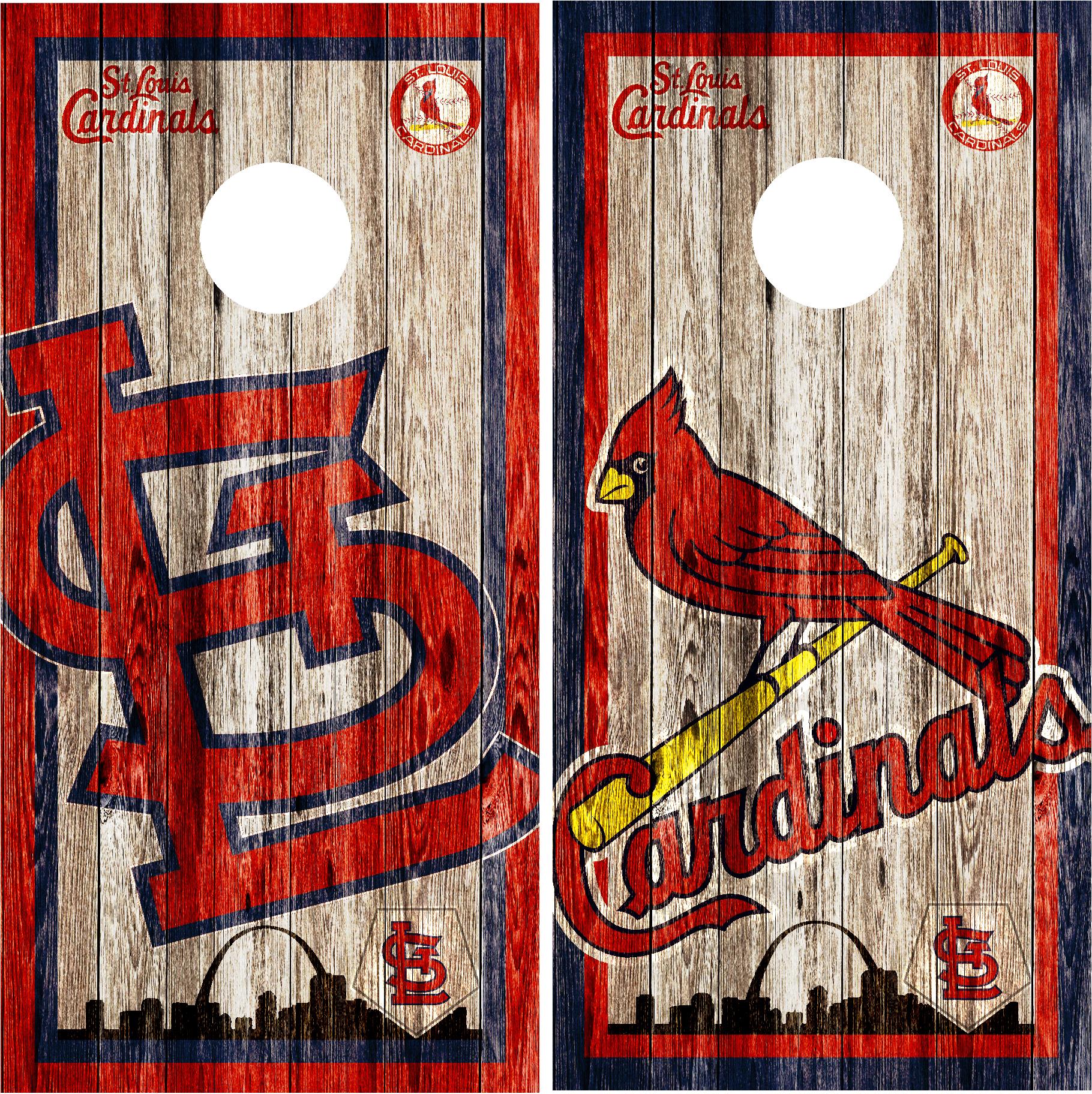St. Louis Cardinals Cornhole Wraps!
