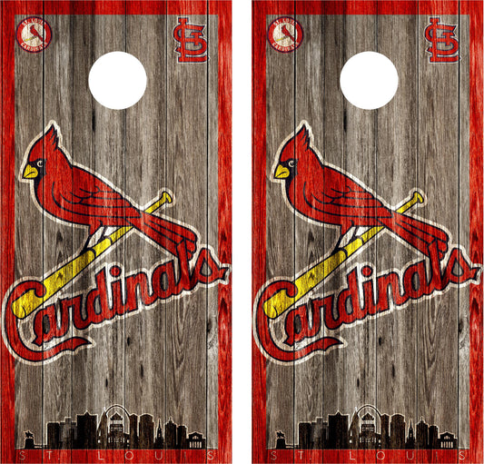 St. Louis Cardinals Cornhole Wraps