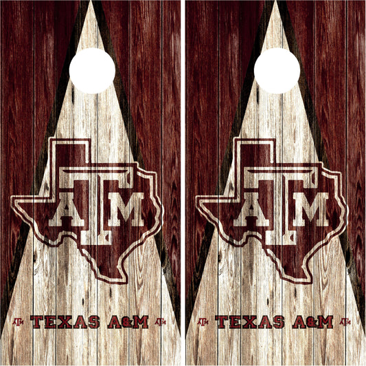 Texas A&M Aggies Cornhole wraps