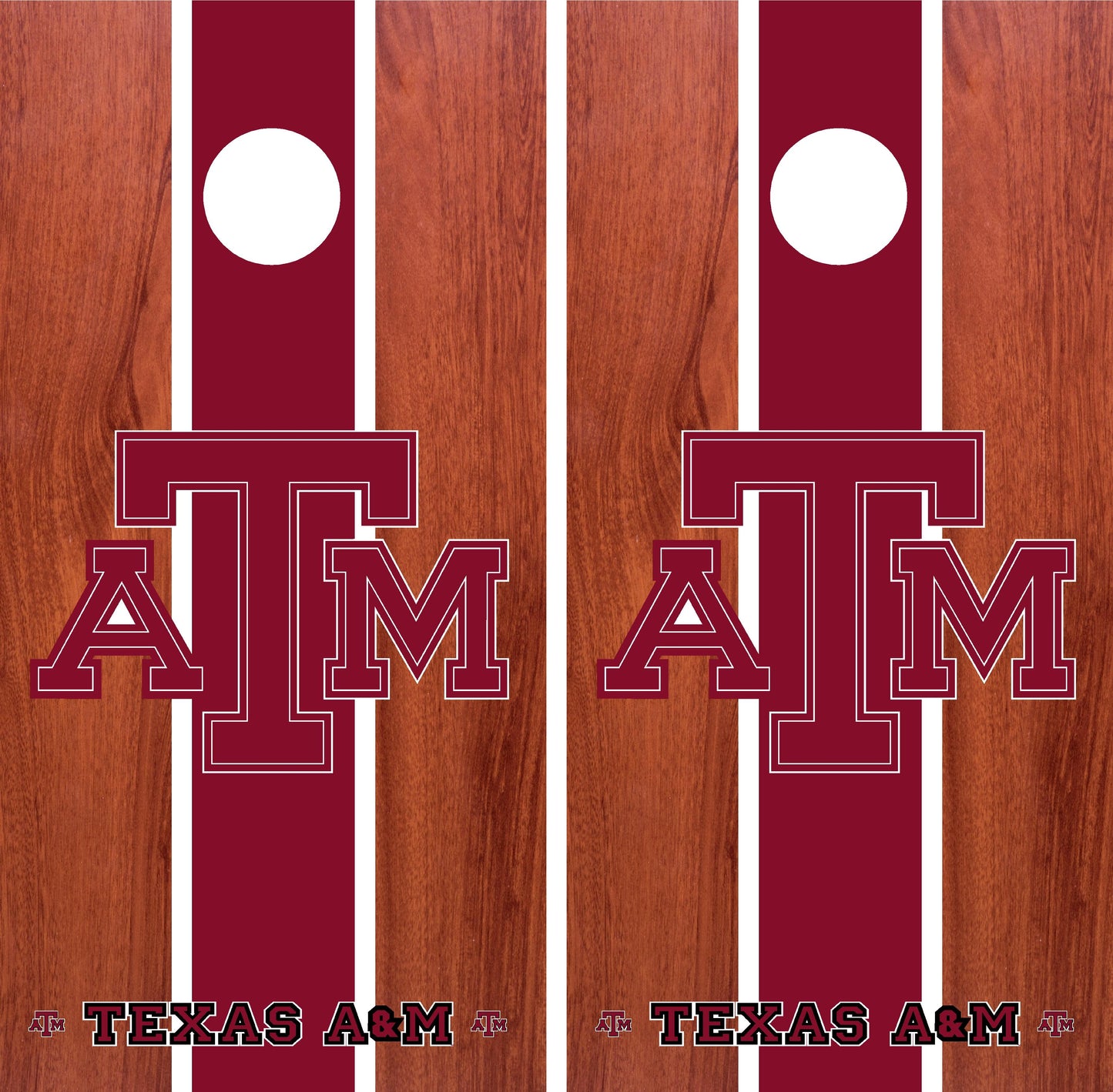 Texas A&M Aggies Cornhole wraps