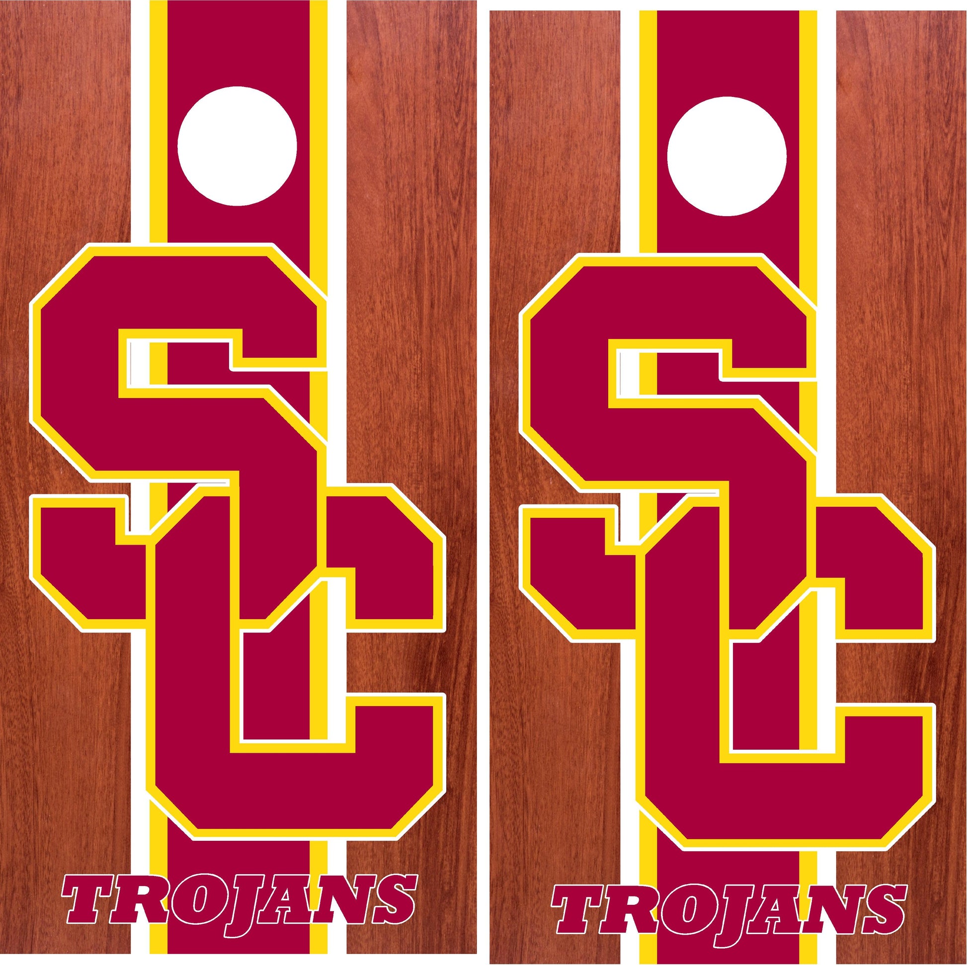 USC Trojans Cornhole wraps