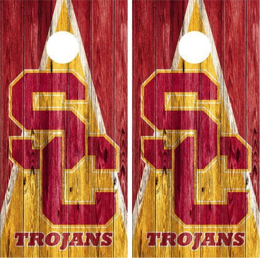 USC Trojans Cornhole wraps