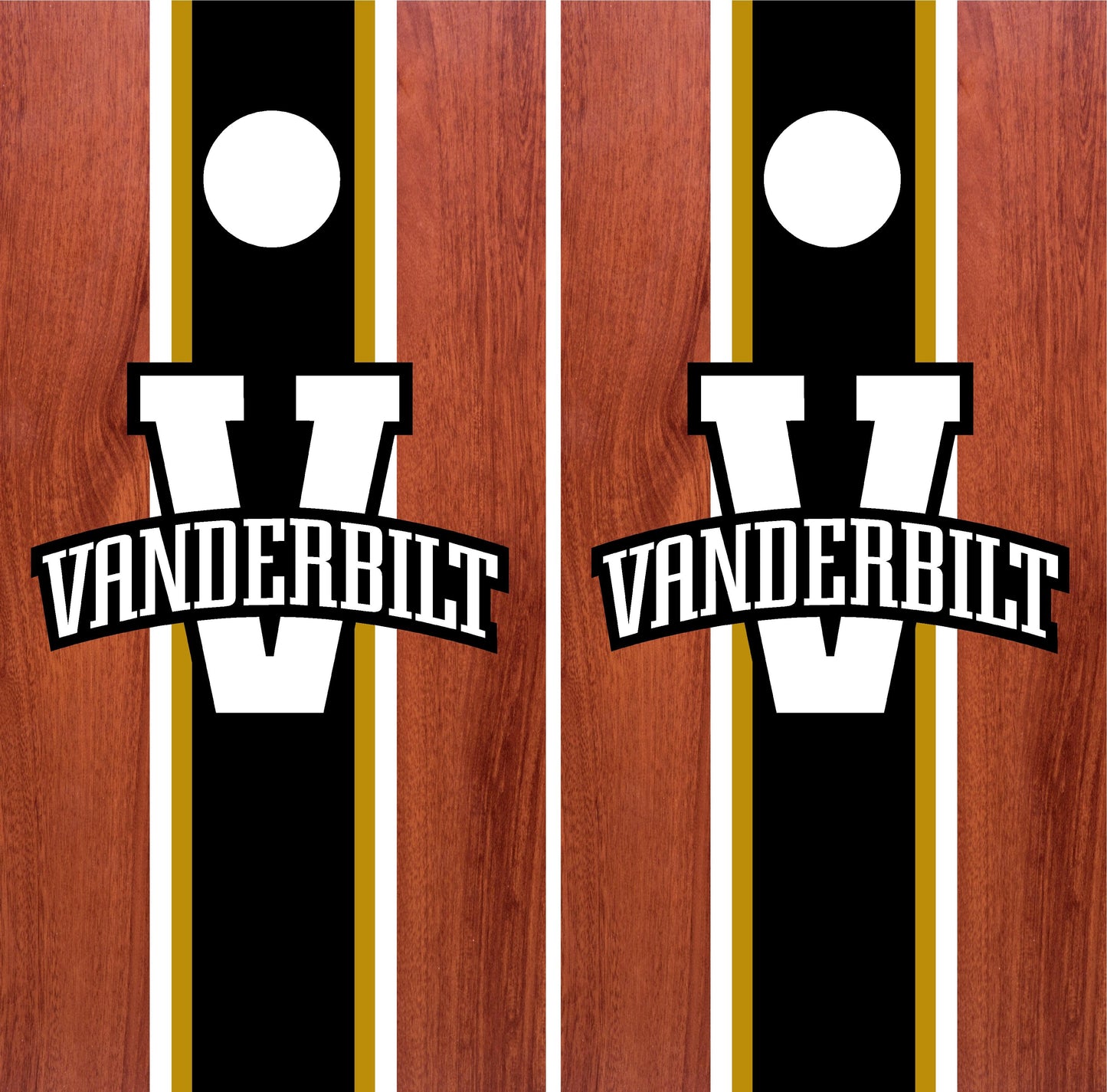 Vanderbilt Commodores Cornhole wraps