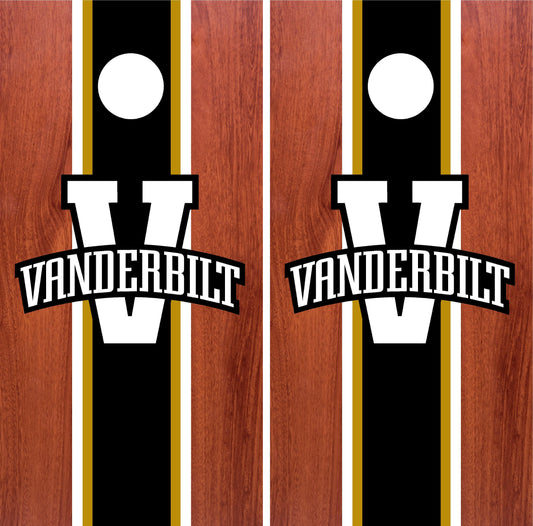 Vanderbilt Commodores Cornhole wraps