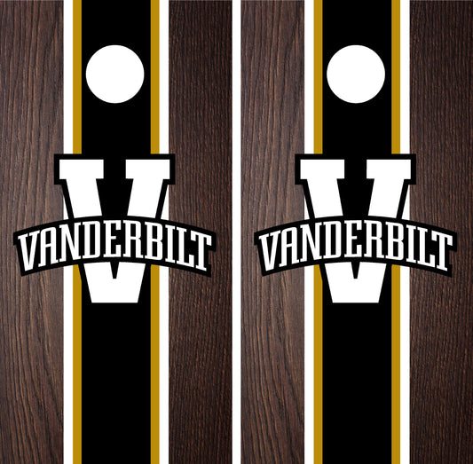 Vanderbilt Commodores Cornhole wraps
