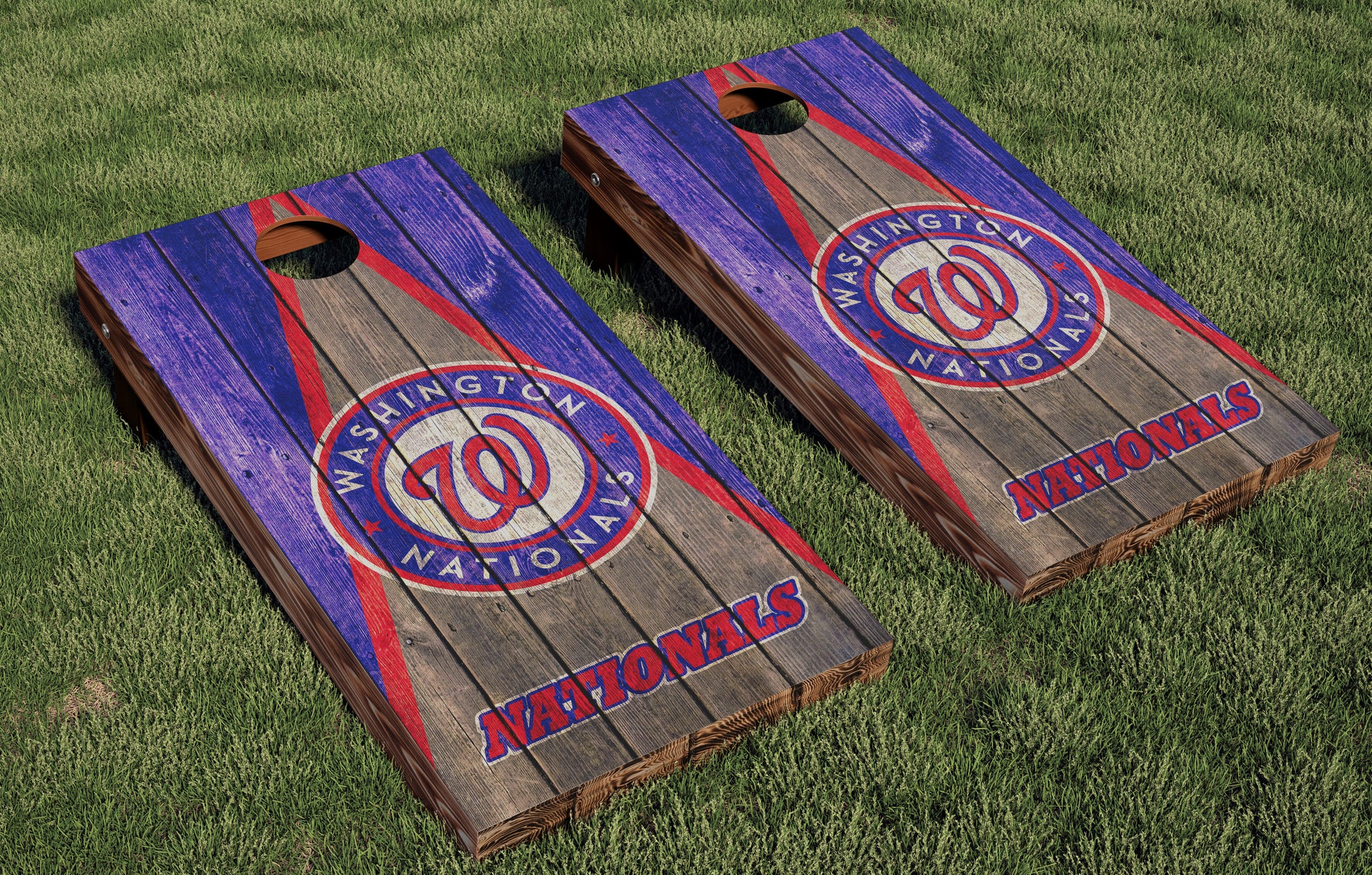 Washington Nationals Regulation Cornhole Boards