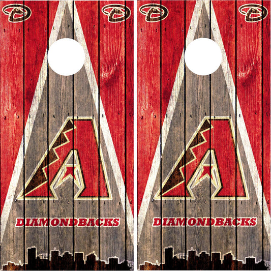 Arizona Diamondbacks cornhole wraps