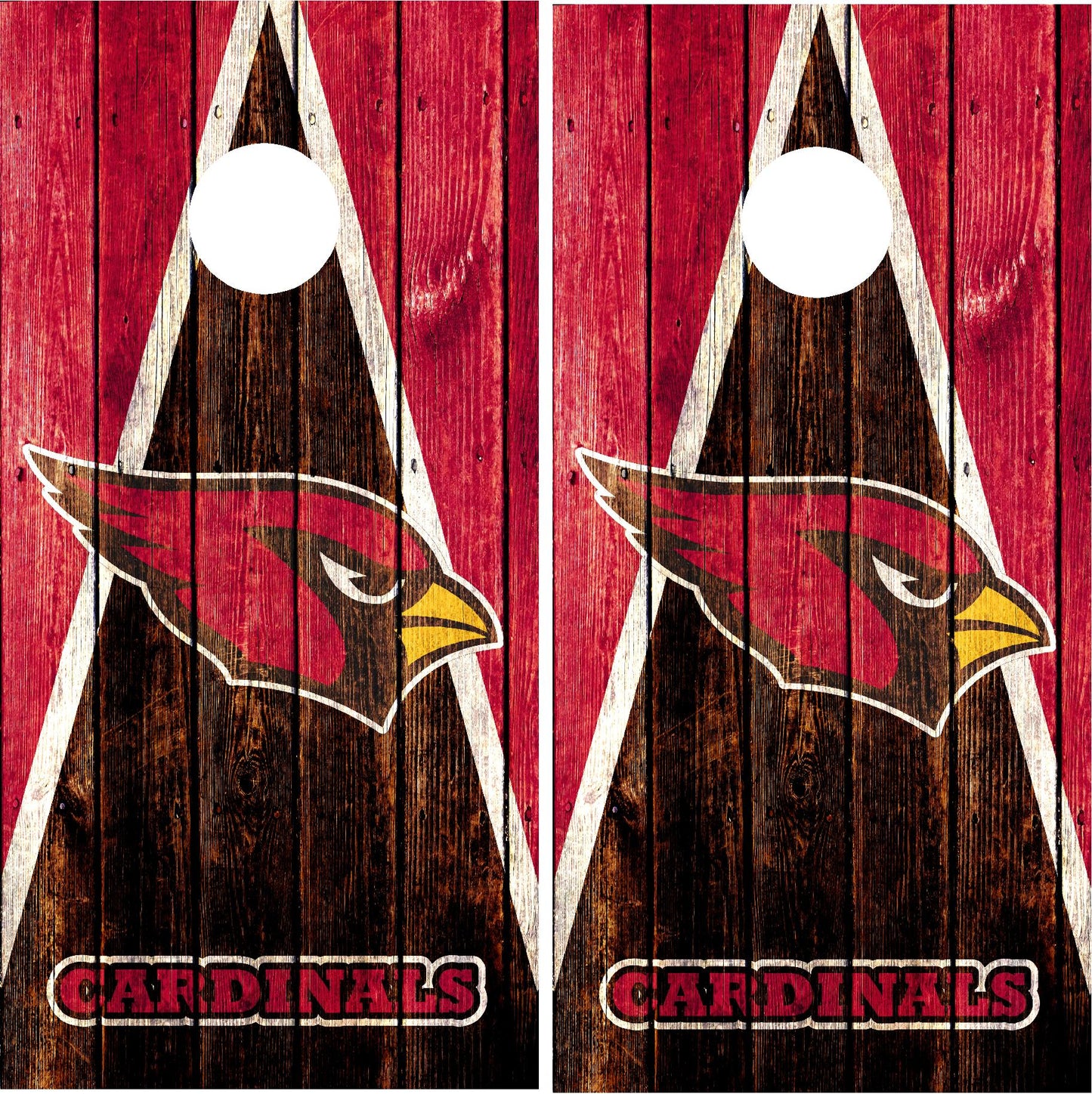 Arizona Cardinals Cornhole wraps.