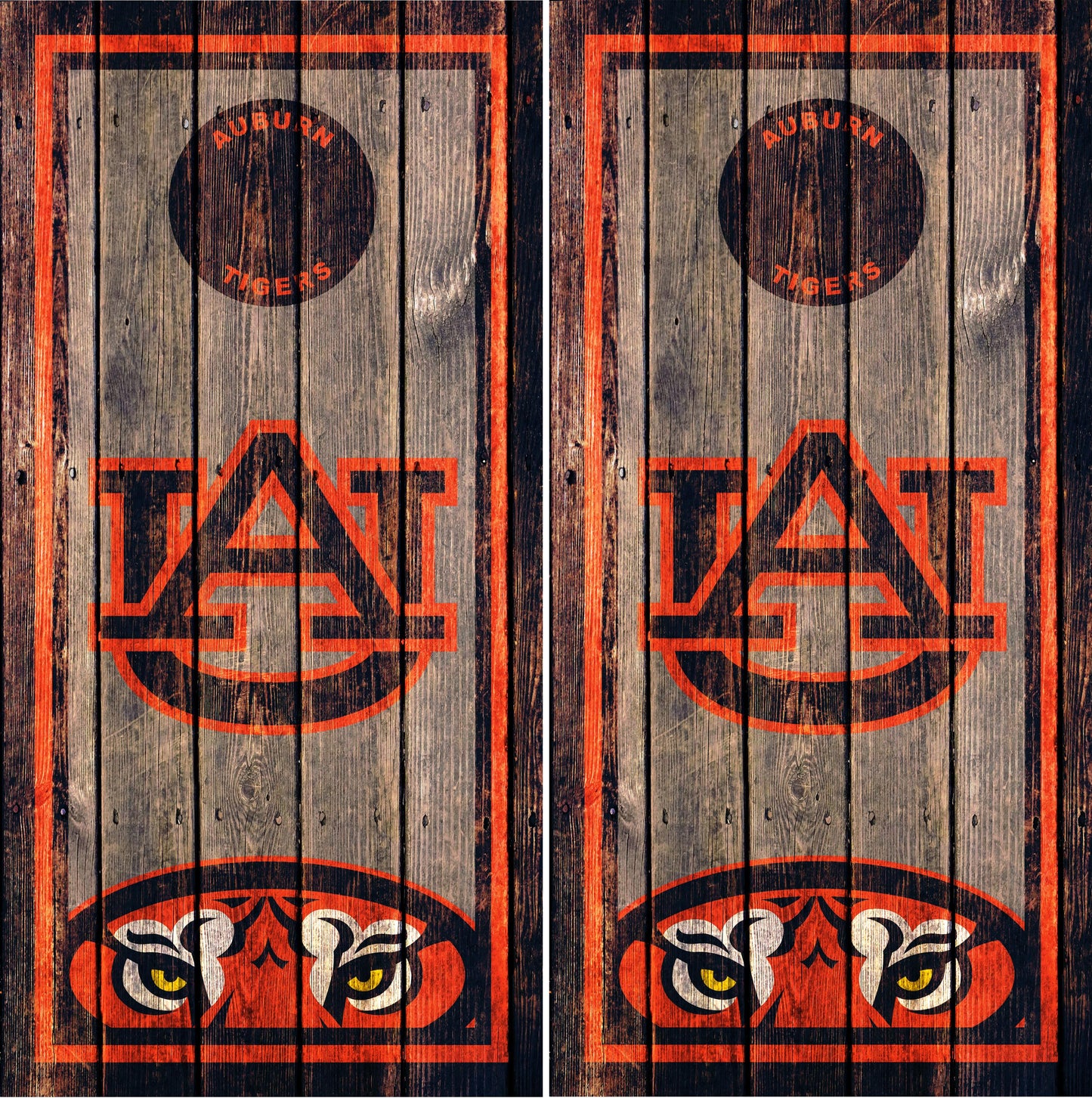 Auburn Tigers Cornhole wraps