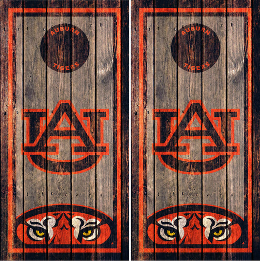 Auburn Tigers Cornhole wraps