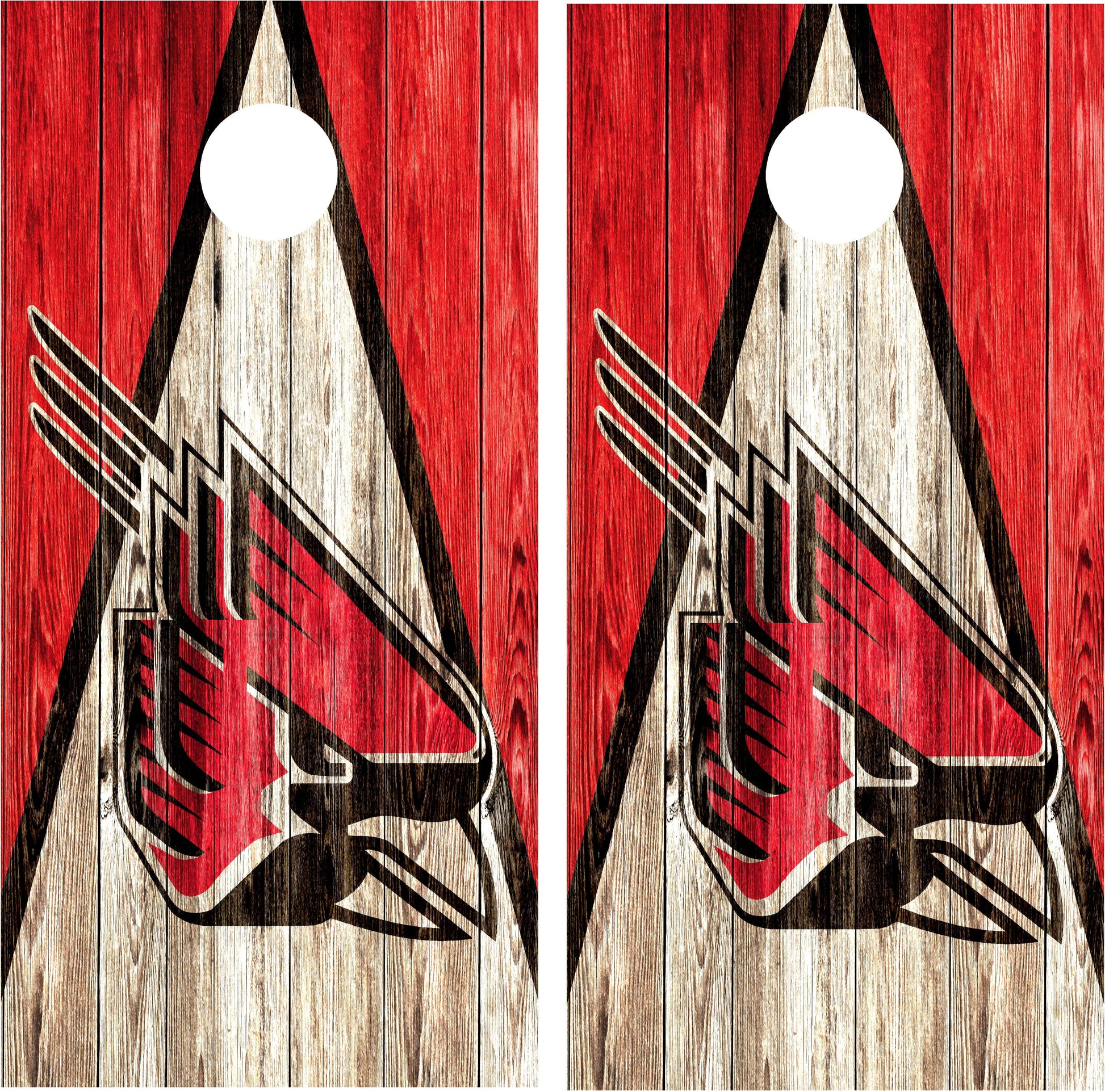 Ball State Cardinals Cornhole wraps