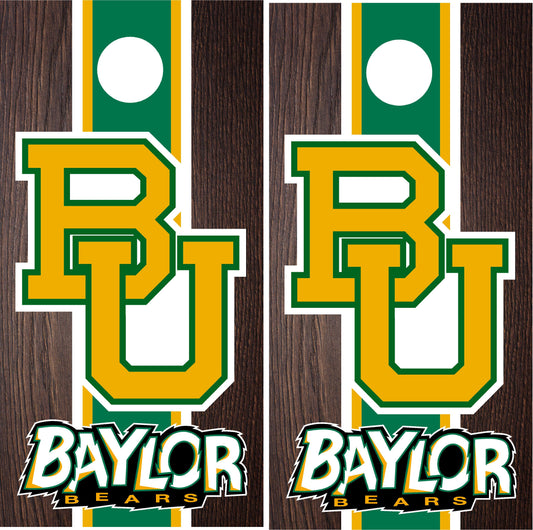 Baylor Bears Cornhole wraps